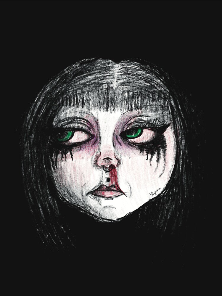 Sad Goth Girl by Lillyjrenee
