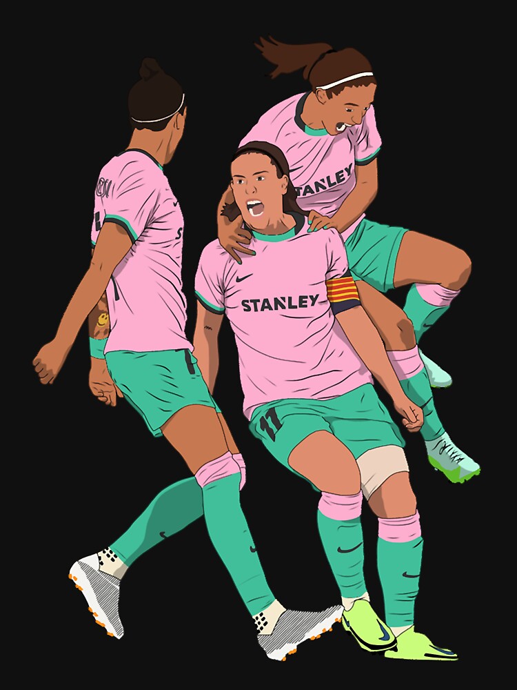 Jenni Hermoso, Alexia Putellas, Aitana Bonmatí Goal Celebration by PerryAltman