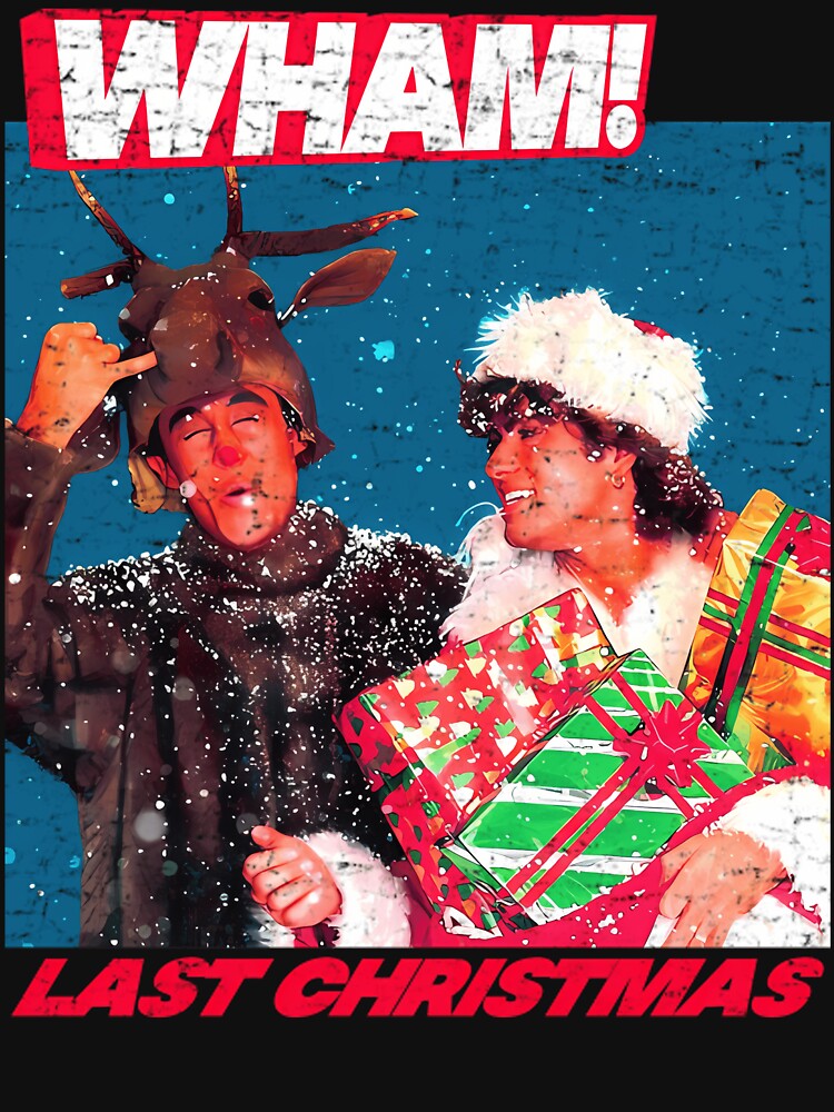 90s Holiday Retro Christmas Vintage Band Happy by keresamarzalk