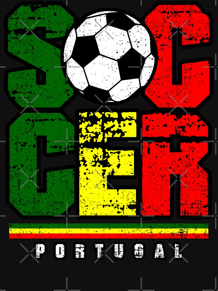 SOCCER TEAMS BIG TEXT SOCCER - PORTUGAL - Fans and Teams for Men and Women T-shirt by wallsandpatts