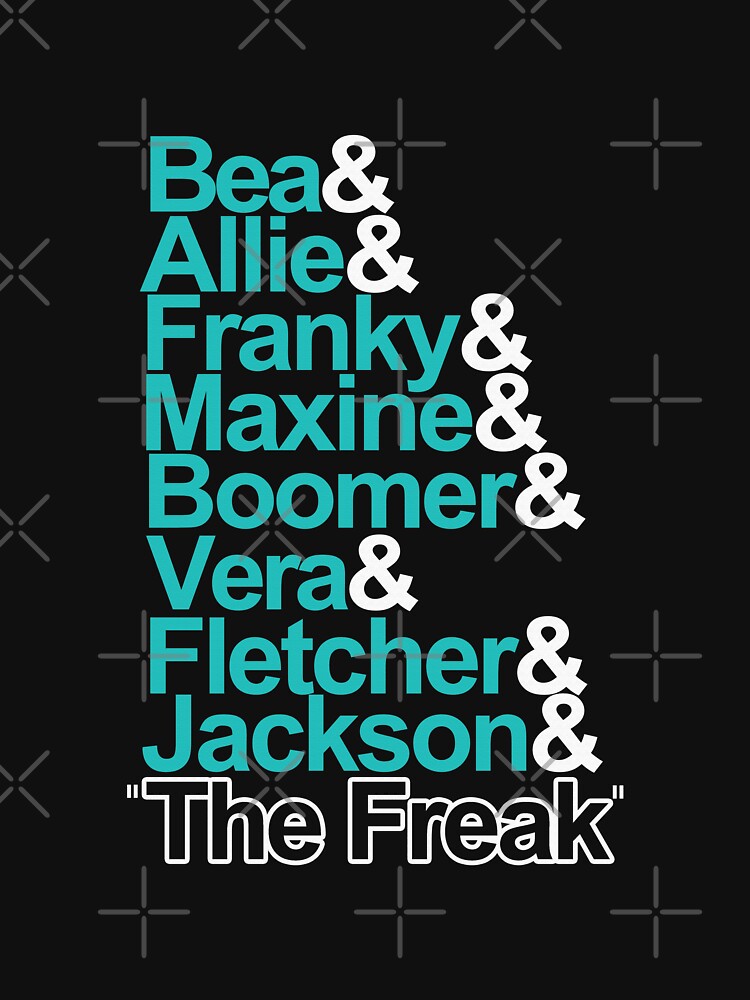 Wentworth T Bea Allie Franky Maxine Boomer Vera Fletcher Jackson The Fréák Long Sleeve Sweat black by Zion Jones