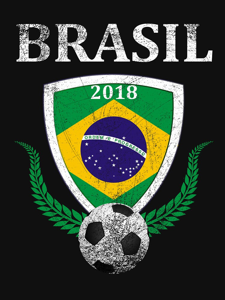 Russia 2018 Brasil National Team Football Shirt by SacCityThreads