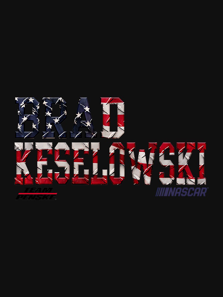 NASCAR - Brad Keselowski - Americana Premium Tri-Blend by MichelleELawren