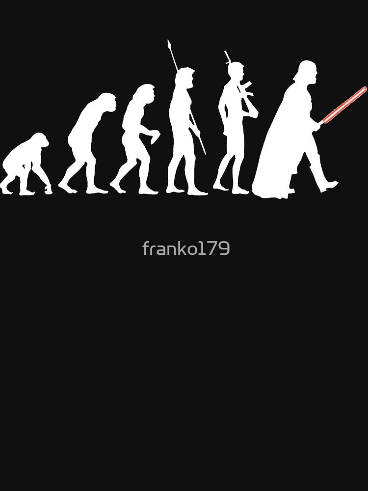 The Dark Side Of Evolution - White by franko179