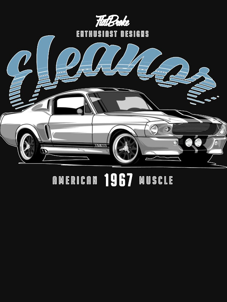 1967 Mustang Fastback - Eleanor Premium T-Shirt by LEWISHORTZ