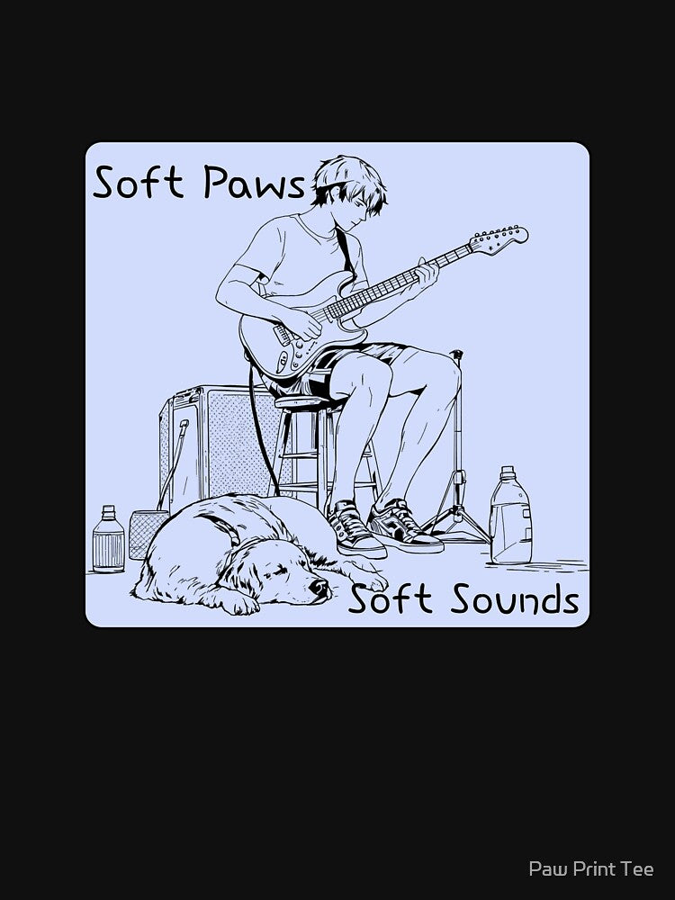 Soft Paws Soft Sounds by Paw Print Tee