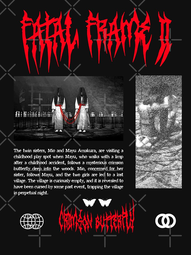 Fatal Frame II Crimson Butterfly Streetwear Style by deathanarchy