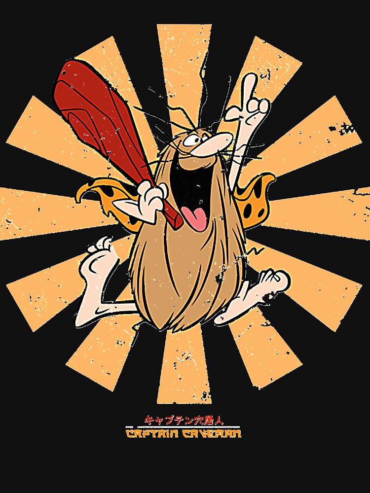CAPTAIN CAVEMANS RETRO JAPANESE by DavidFulk