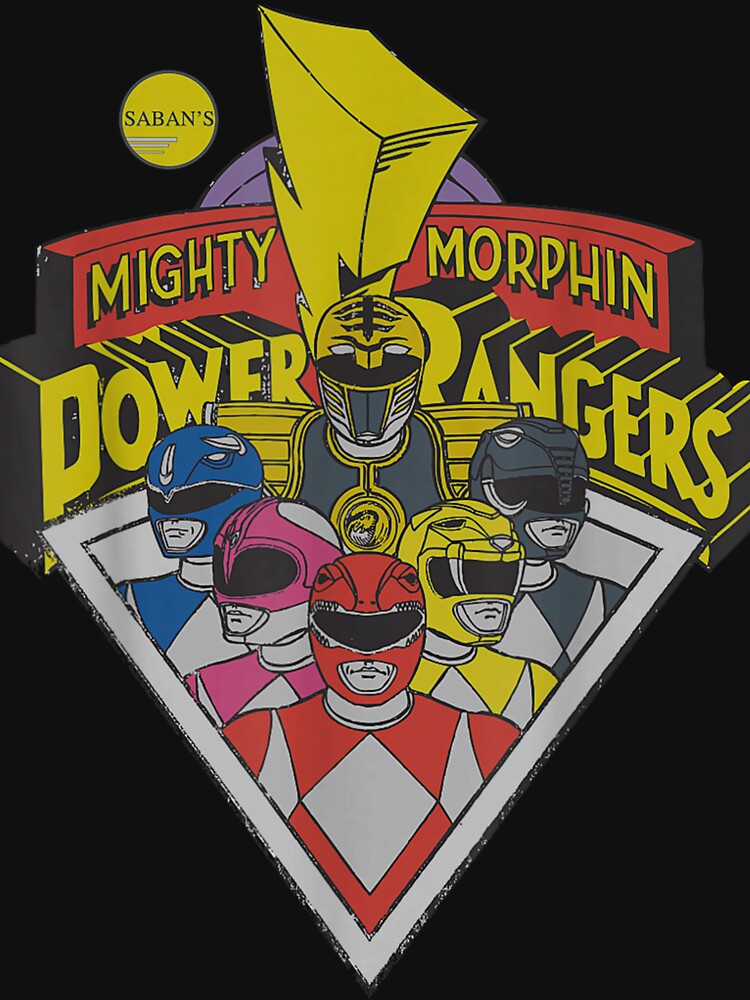 Power Rangers Logo Group Retro Graphic Logo by AllanMah