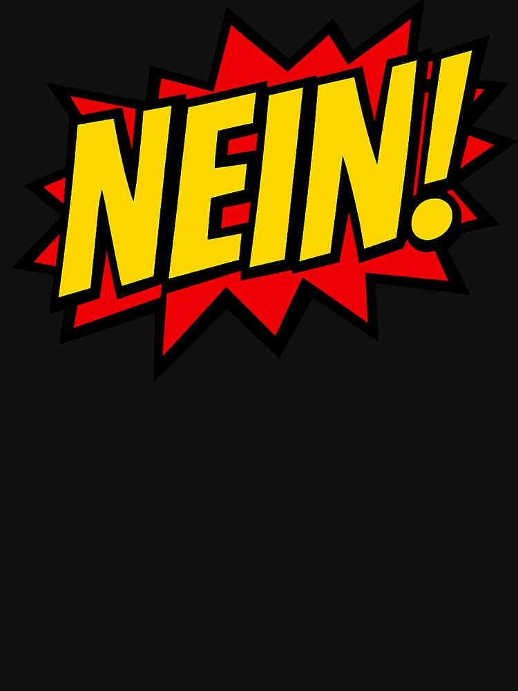 NEIN! – Bold German Comic-Style Refusal Design by haitrieuic96