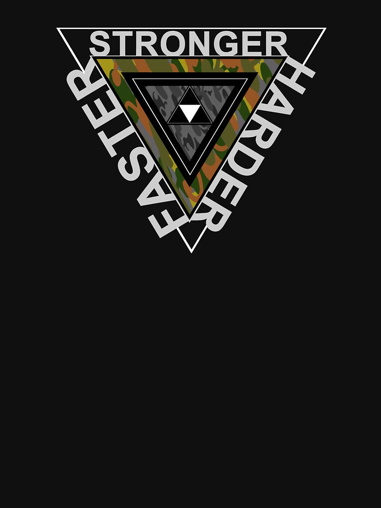 harder stronger faster (abstract triangle shape) by hayrpictures