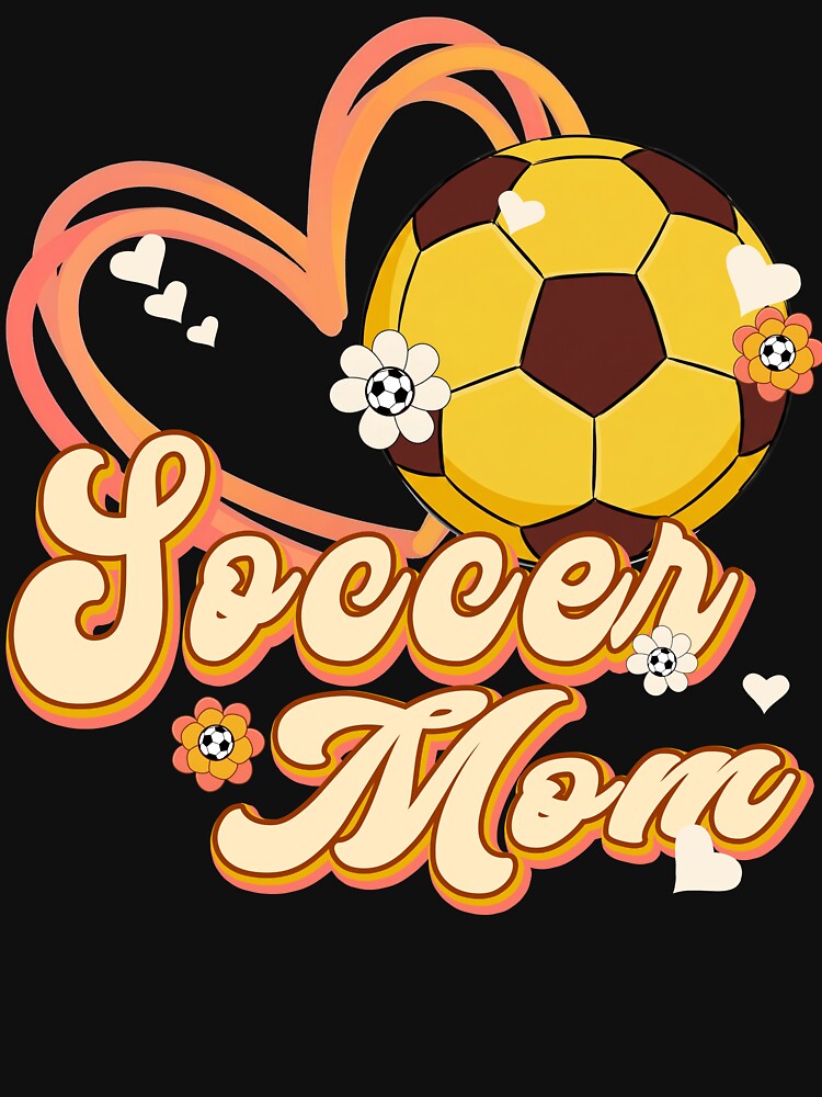 Retro Soccer Mom Heart Vibes by LashondaGreen89