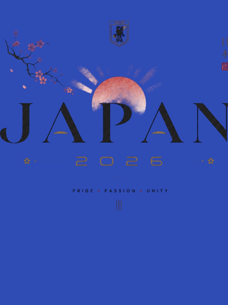 Japan 2026 Football World Cup Glory | Samurai Blue Fan Supporter Shirt by rushaib