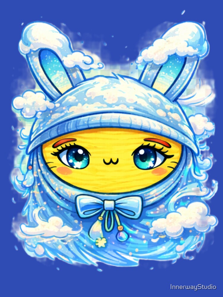 Air Ice Bunny Spirit – Dreamy Cloud Cute Bunny by InnerwayStudio