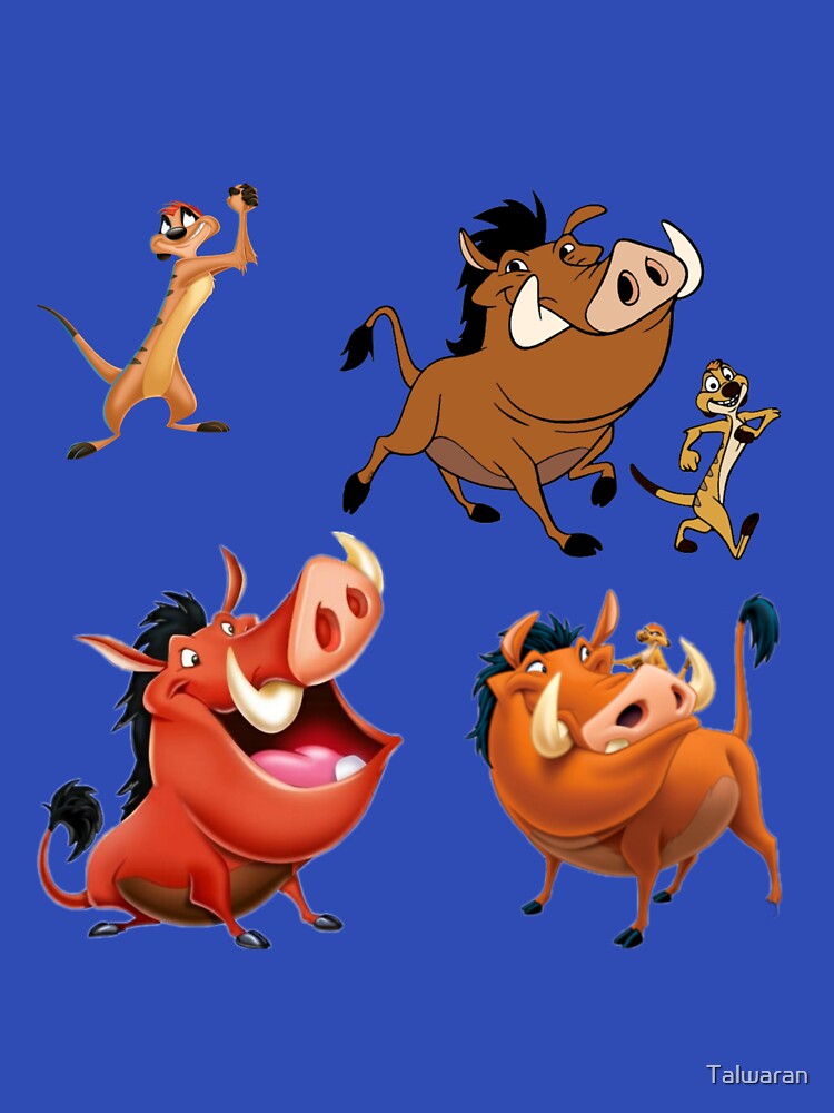 Pumba and Timon by Talwaran