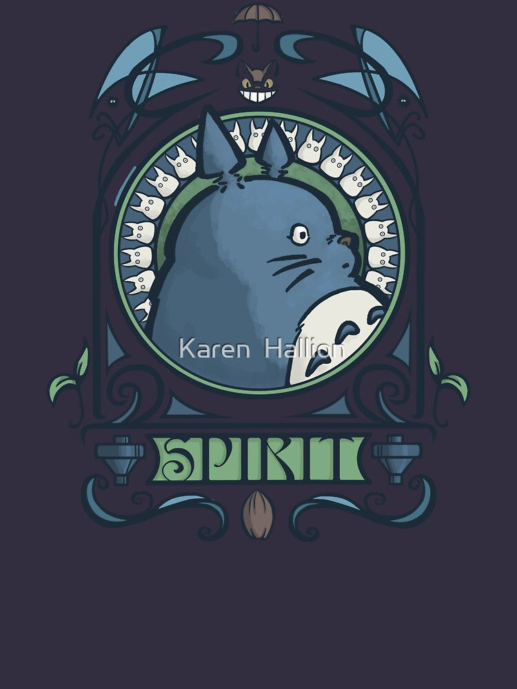 Forest Spirit Nouveau by Karen Hallion Illustration