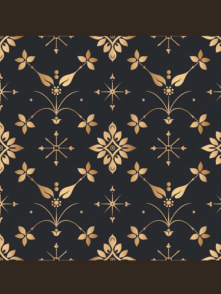 Golden Elegant Streamlined Graphic Elements by Ace Apparel  Attire