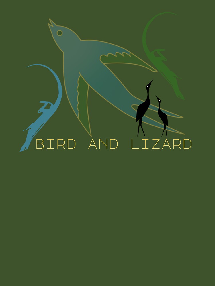 Bird and lizard by Stick2Stuff
