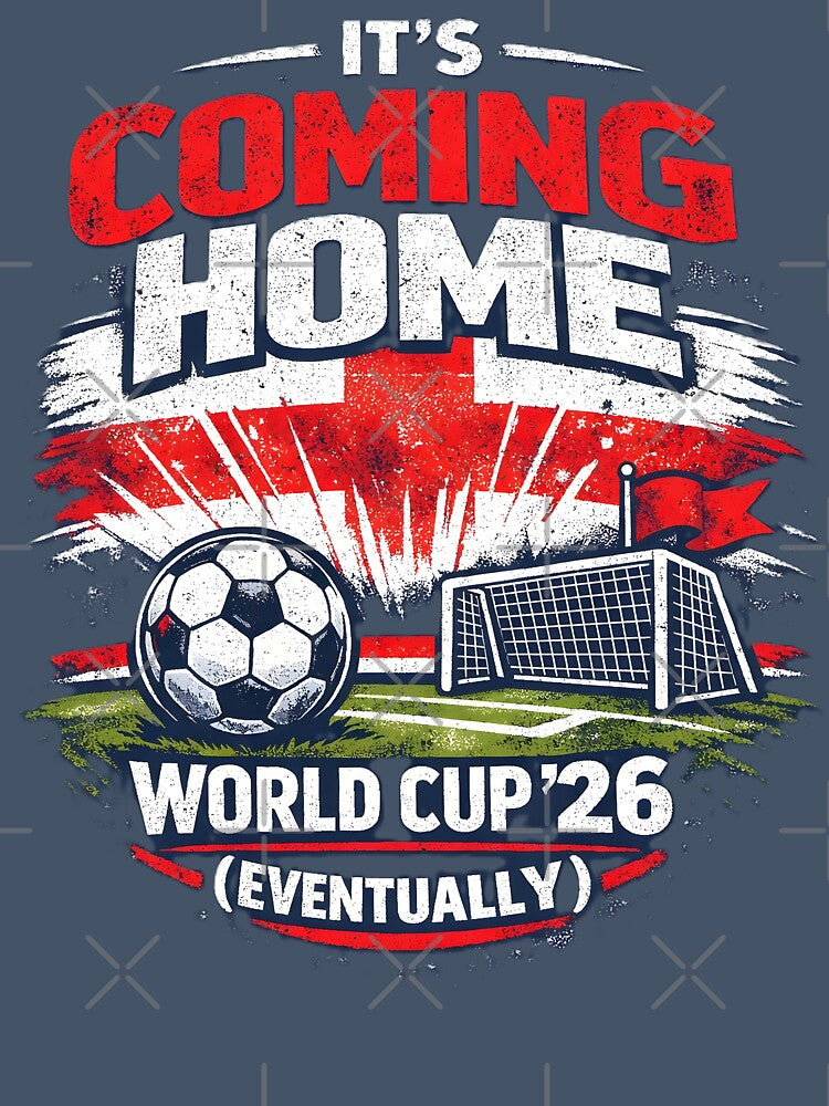 It’s Coming Home (Eventually) – World Cup ’26 England Football Design by WhisperFrame