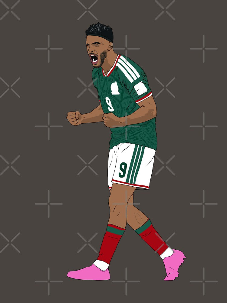 Raúl Jiménez Mexico Goal Celebration by Hevding