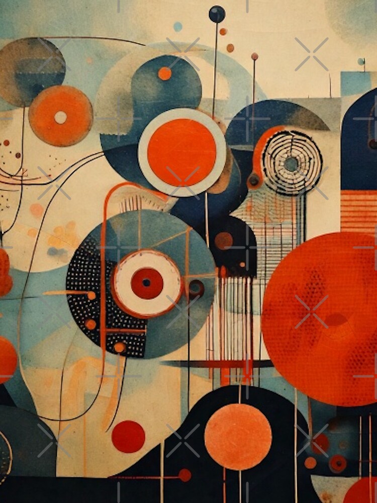 Mid Century Modern - Retro Abstract Texture - 50's Style - Modern by CattlettArt