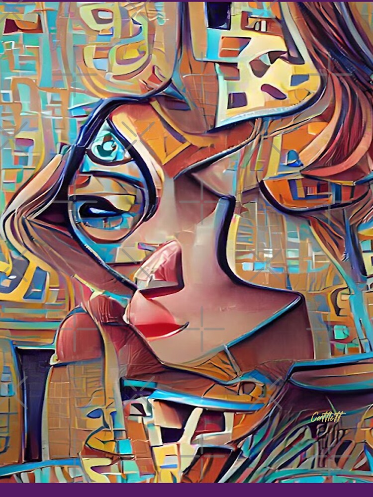 Modern Abstract Art  - Cubism - Abstract Art by CattlettArt