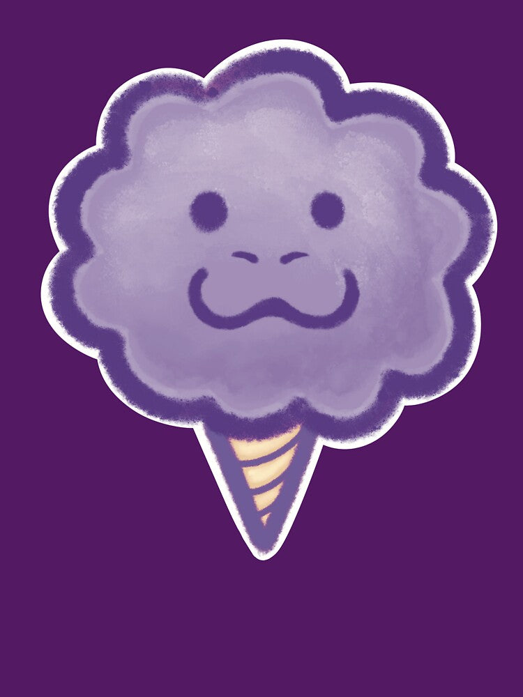 cotton candy seal purple by petselkie