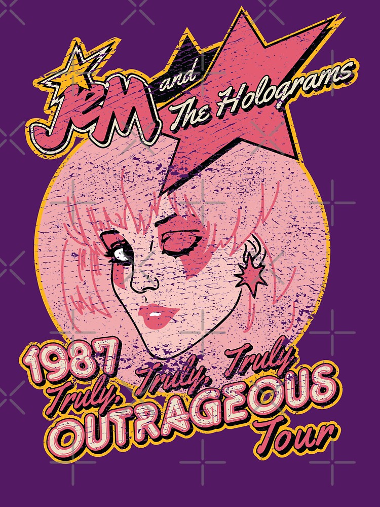 Jem and The Holograms Tour- Distressed by Nazonian