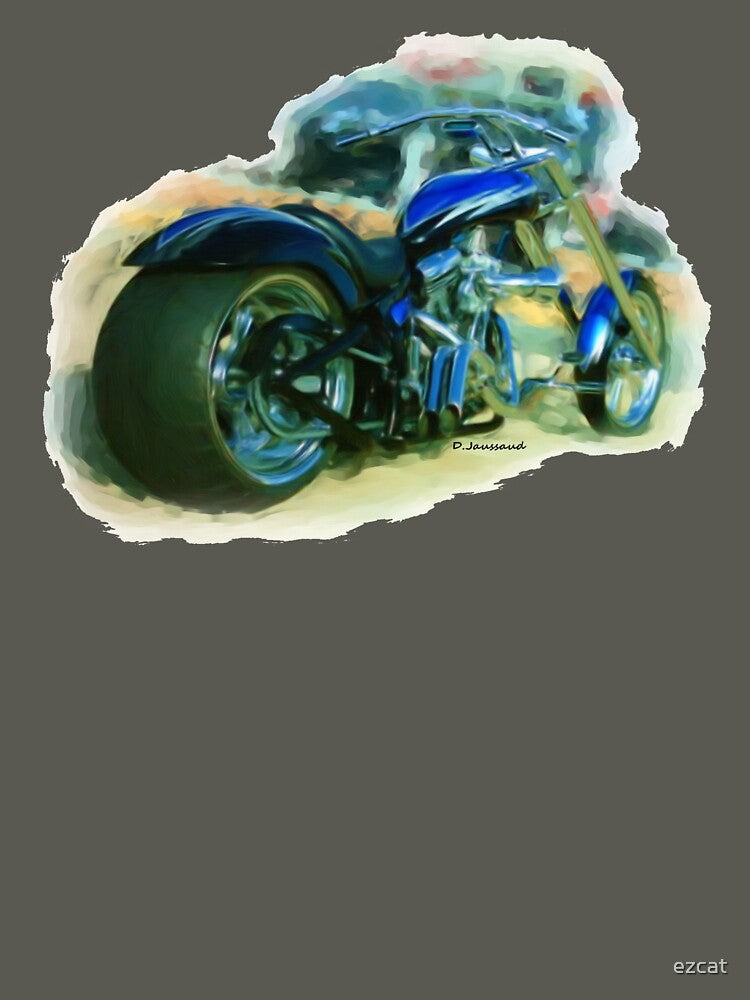 Blue Custom Bike by ezcat