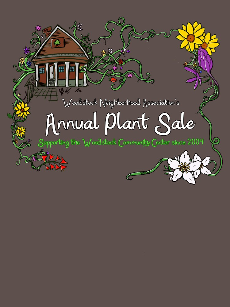 WNA Annual Plant Sale 2026 - White Text by WoodstockPDX