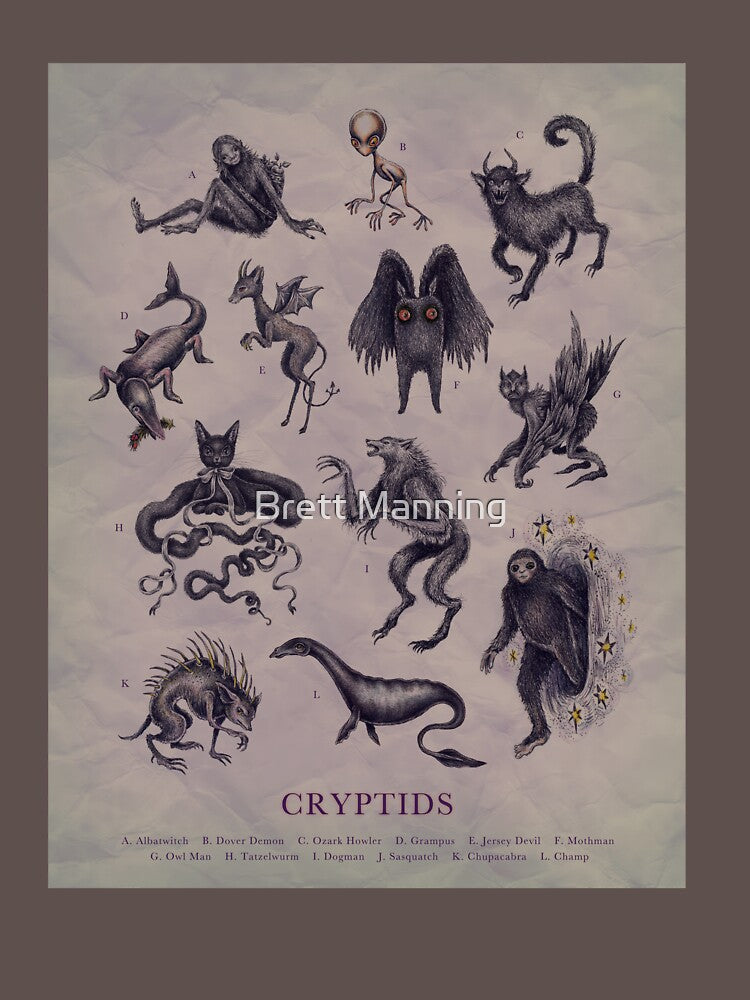 Types of Cryptids by Brett Manning