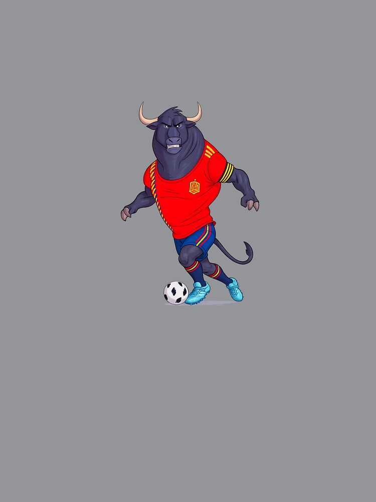 Spain Football Bull Mascot World Cup 2026 Fan Art by Dovla91