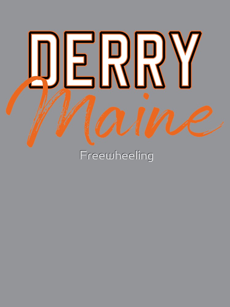 Derry Maine Varsity print by Freewheeling