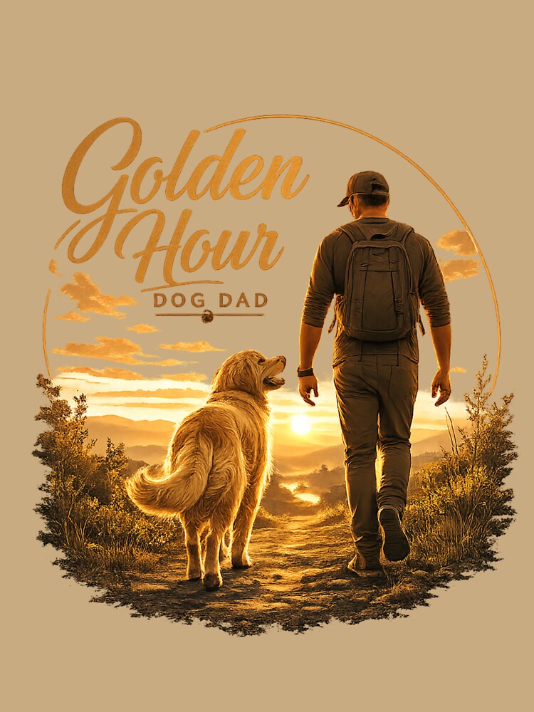 World Cup 2026 Dog Dad Champion Golden Retriever Kawaii Soccer T-Shirt by Ashley critters