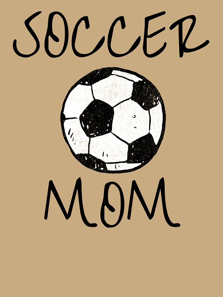 Soccer Mom Soccer Ball Distressed Sports Parent Graphic by donwillisjrart