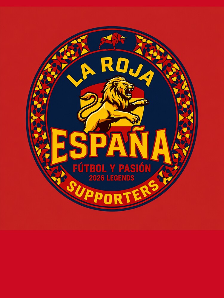 España Football Supporters - La Roja 2026 Legends Badge by INVIKETOS