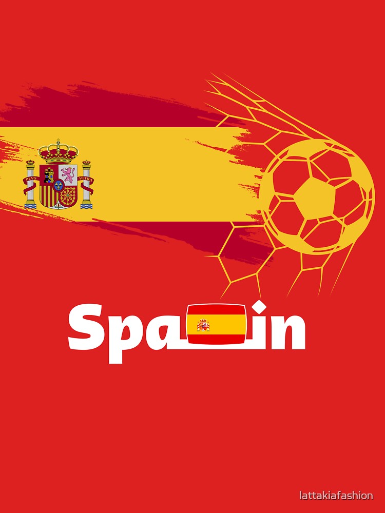 spain national team t-shirt by lattakiafashion