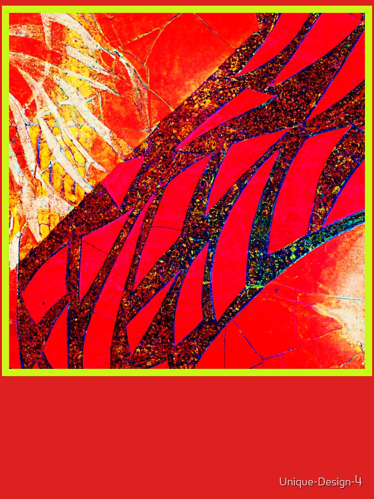 Stylish Hot Colors Pattern Art by Health And Fitness Posts e-Store