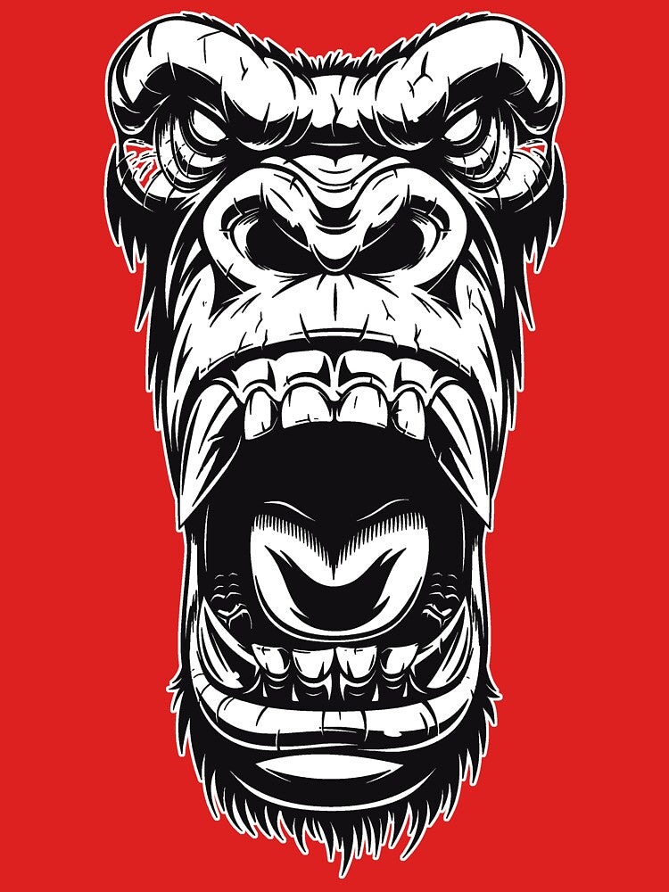 Gorilla Head by Fairyjam