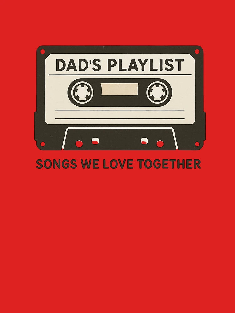 "Dad's Playlist: Retro Music Vibes" Classic T-Shirt