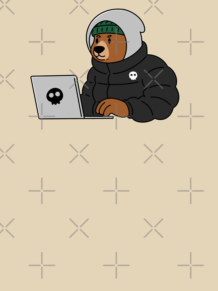 Bearly Working by Artthree
