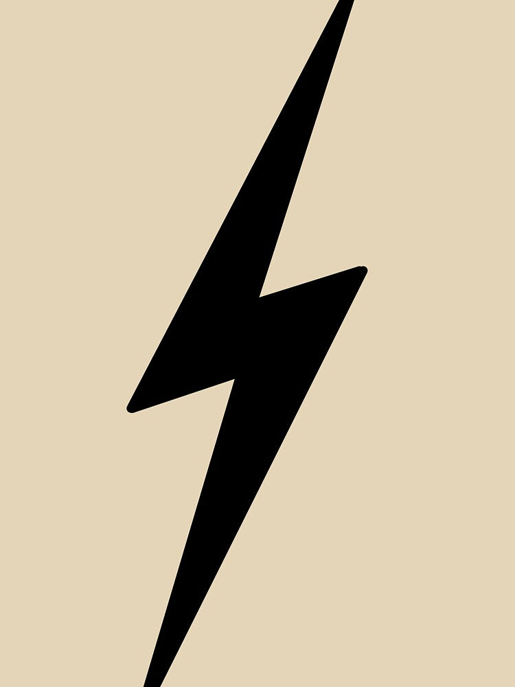 black lightning bolt by Morgancreations