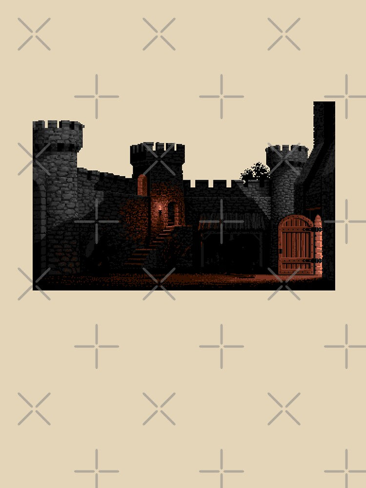 Castle Pixel Art by cttdesign