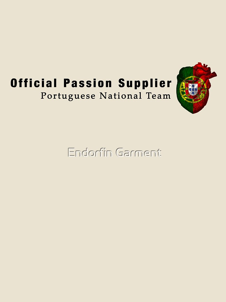 Portugal fan shirt "Passion & Heart" by Endorfin Garment
