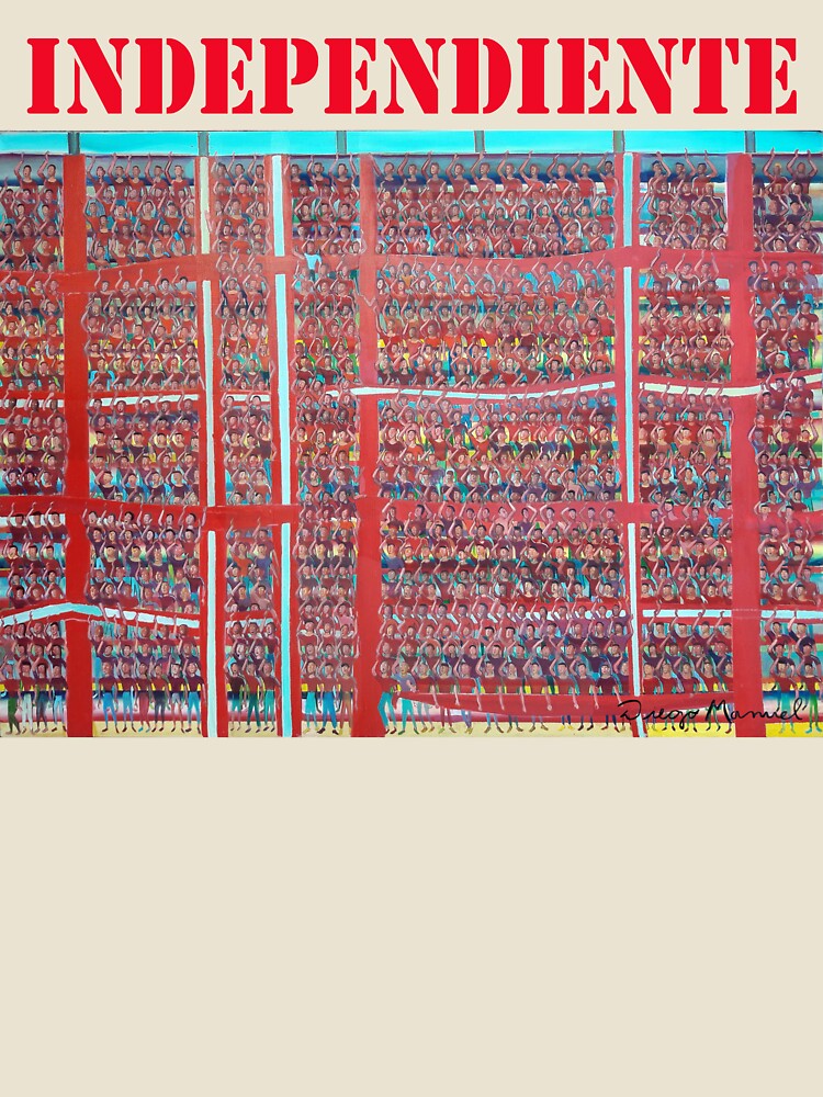Independiente. Great red grandstand by Diego Manuel Rodriguez