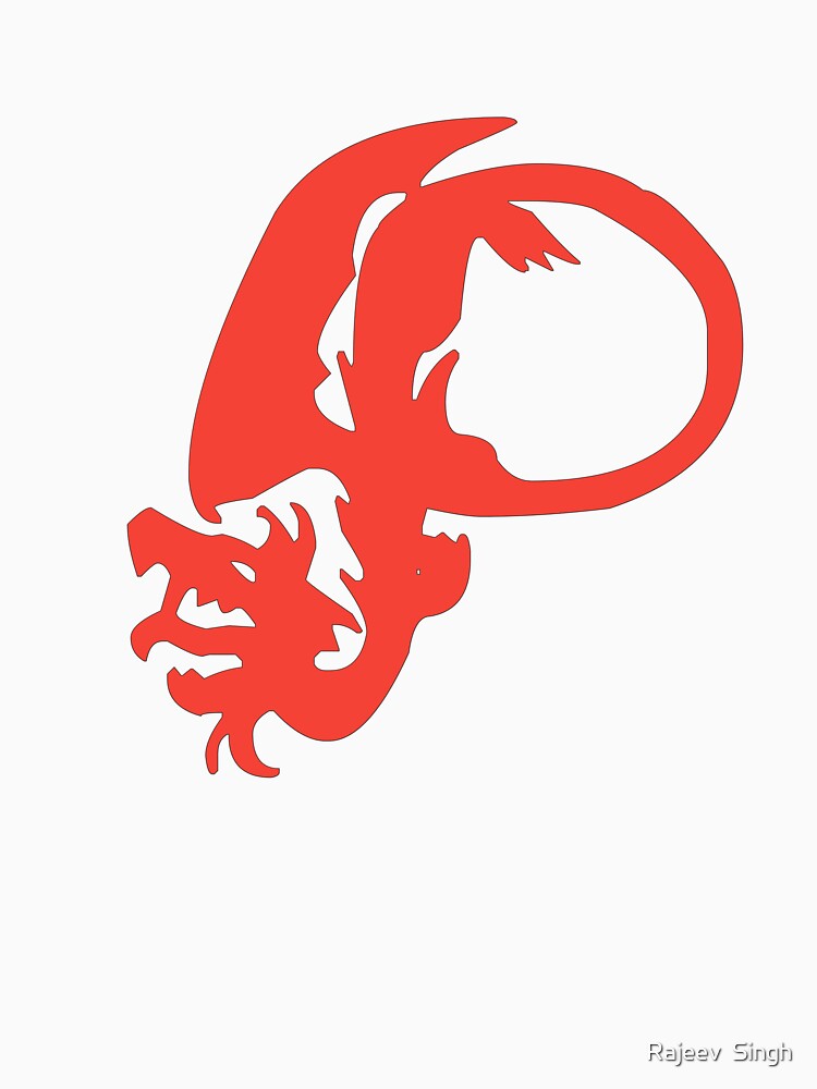 Dragon Initial Monogram P by Rajeev  Singh