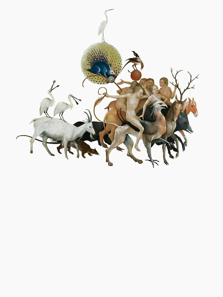 Hieronymus Bosch Garden of Earthly Delights by elinaarbidane