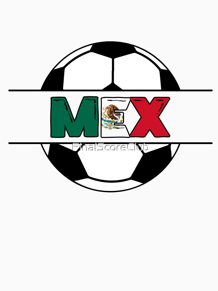 Soccer Ball MEX Flag by FinalScoreClub