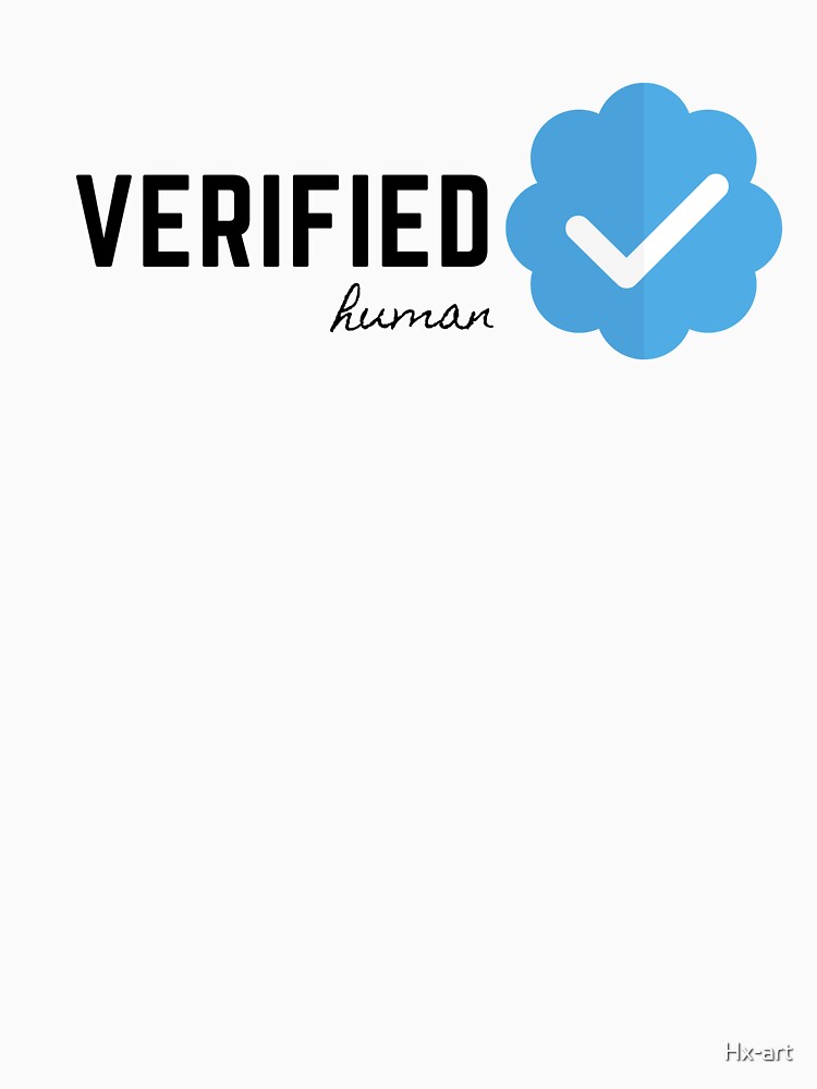 Verified human by Hx-art