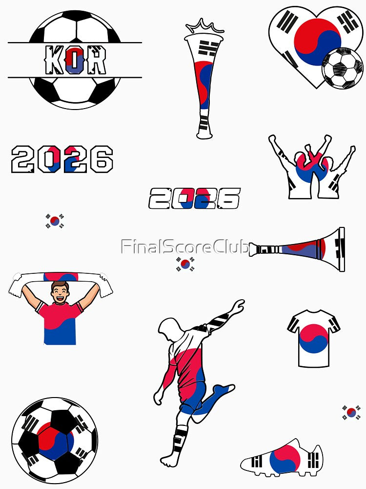 South Korea 2026 Soccer Collection by FinalScoreClub